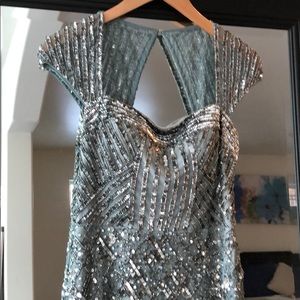 Adrianna Papell Sparkly Holiday Dress